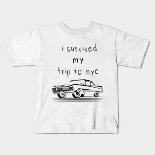 I Survived My Trip To Nyc Kids T-Shirt